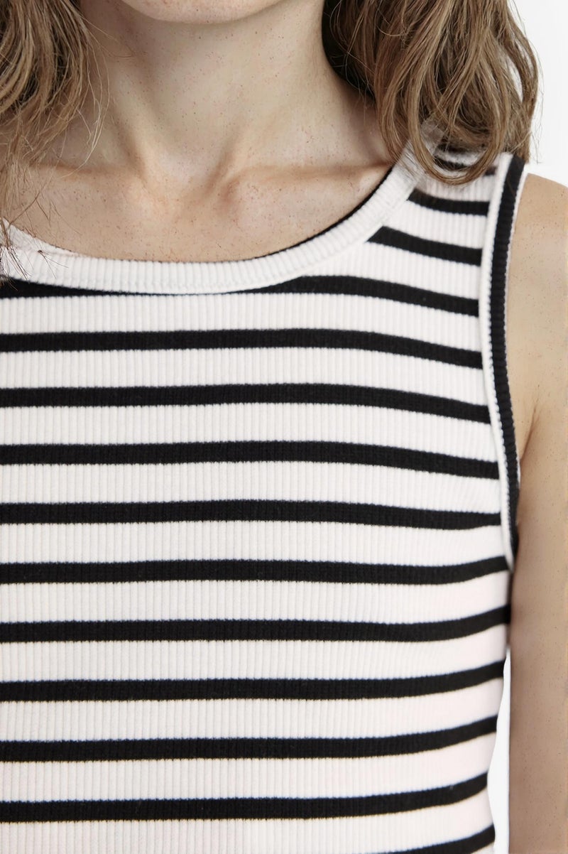 DeFacto Black Girl Girl Crop Camisole Tank Top Casual - Image 4